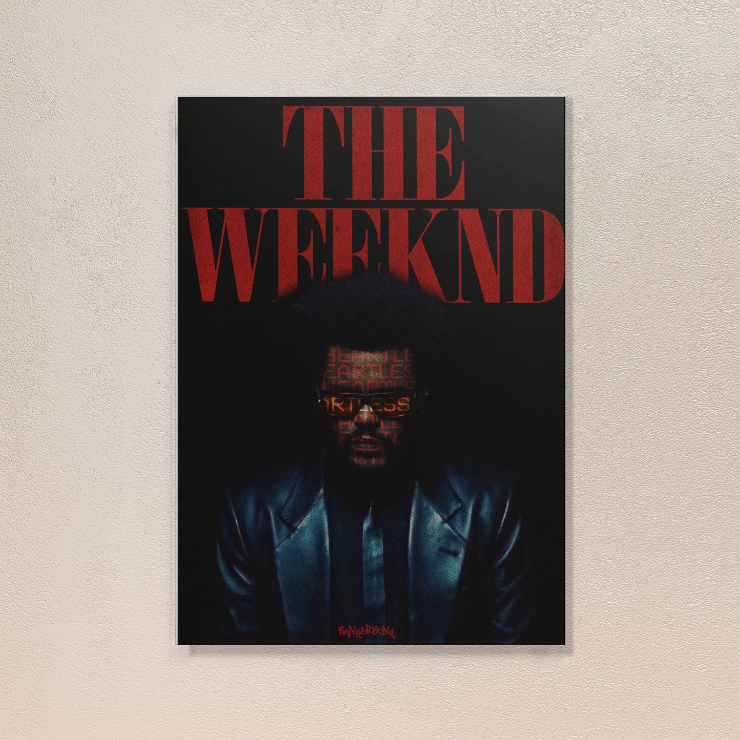 The Weeknd Poster – Custom Designed | Limited Edition | Bangerbong