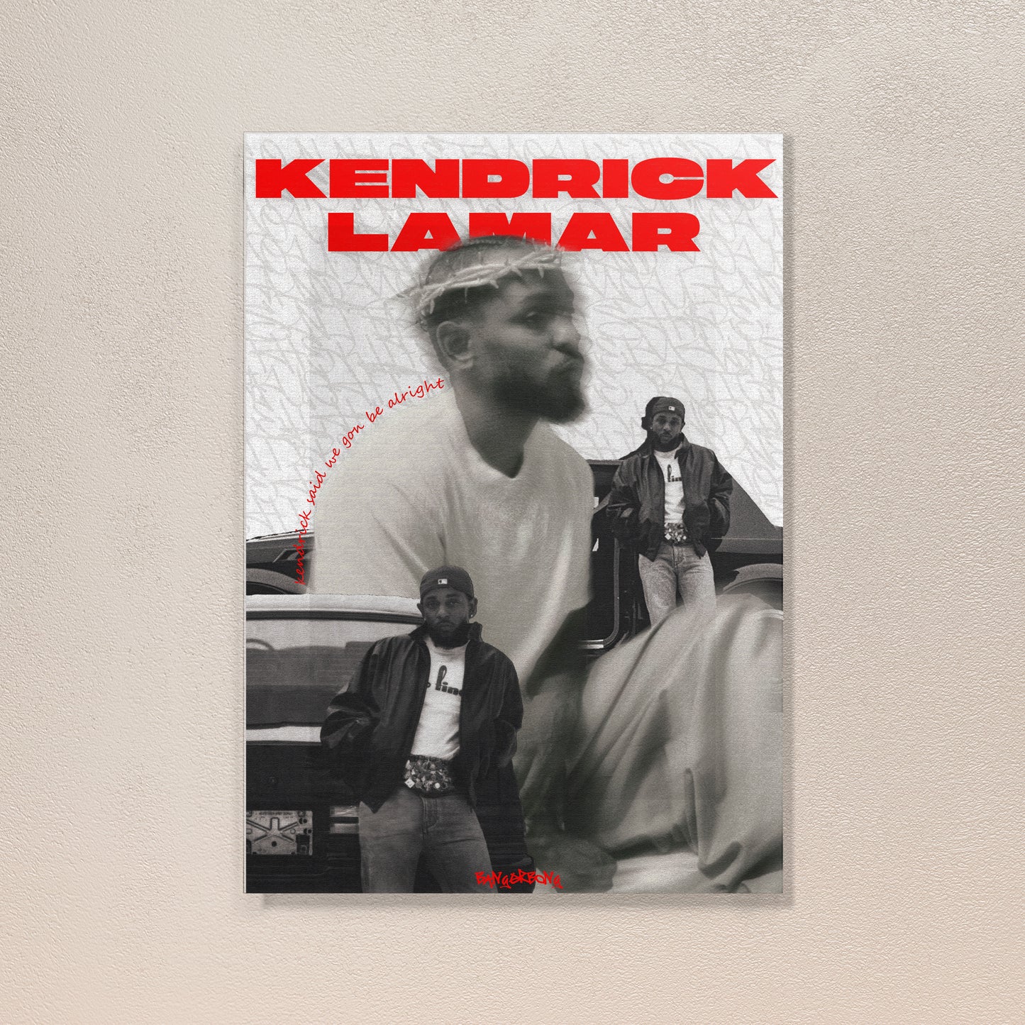 Kendrick Lamar Poster – Custom Designed | Limited Edition | Bangerbong