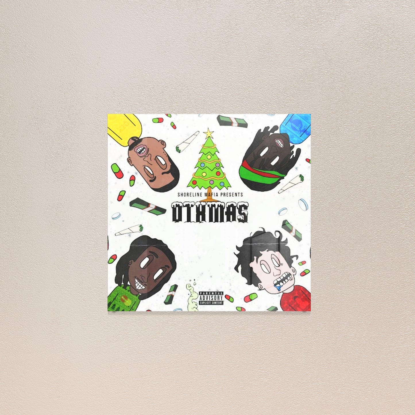 Shoreline Mafia OTXmas Album Plaque | Limited Edition | Bangerbong